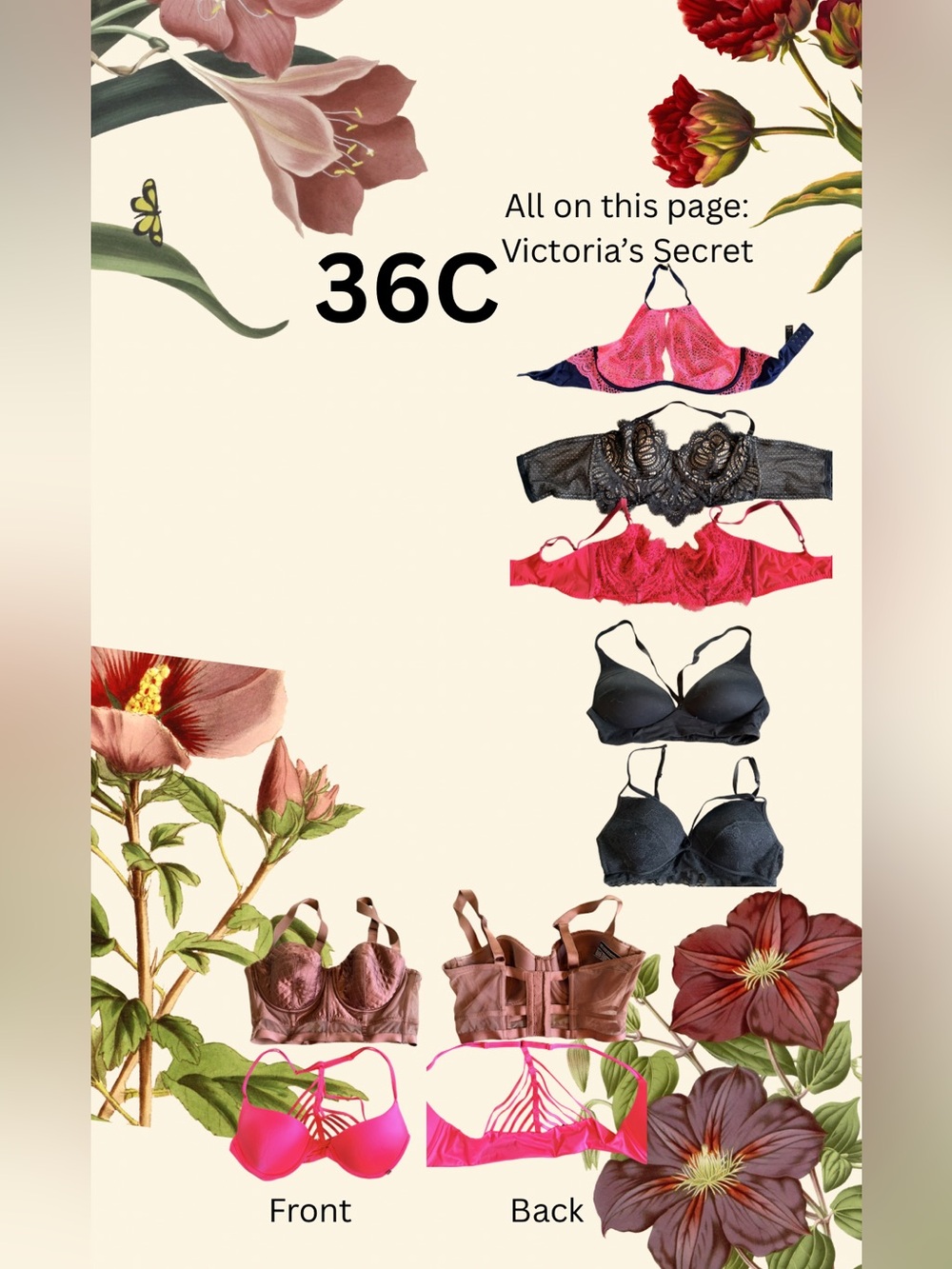 30 Bra Lot - M, L, 36C...
